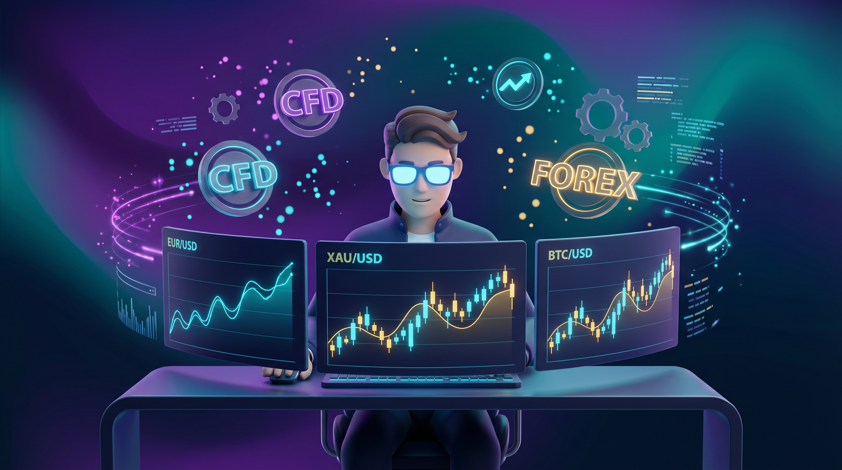 FundingPips forex prop firm hero illustration