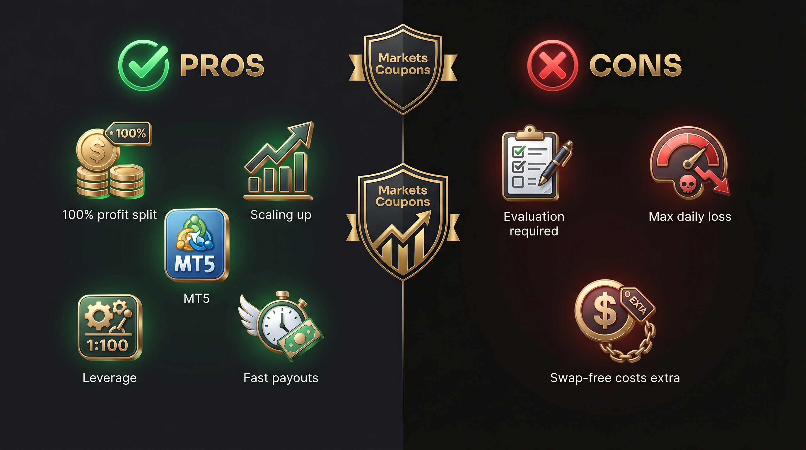 FundingPips pros and cons comparison