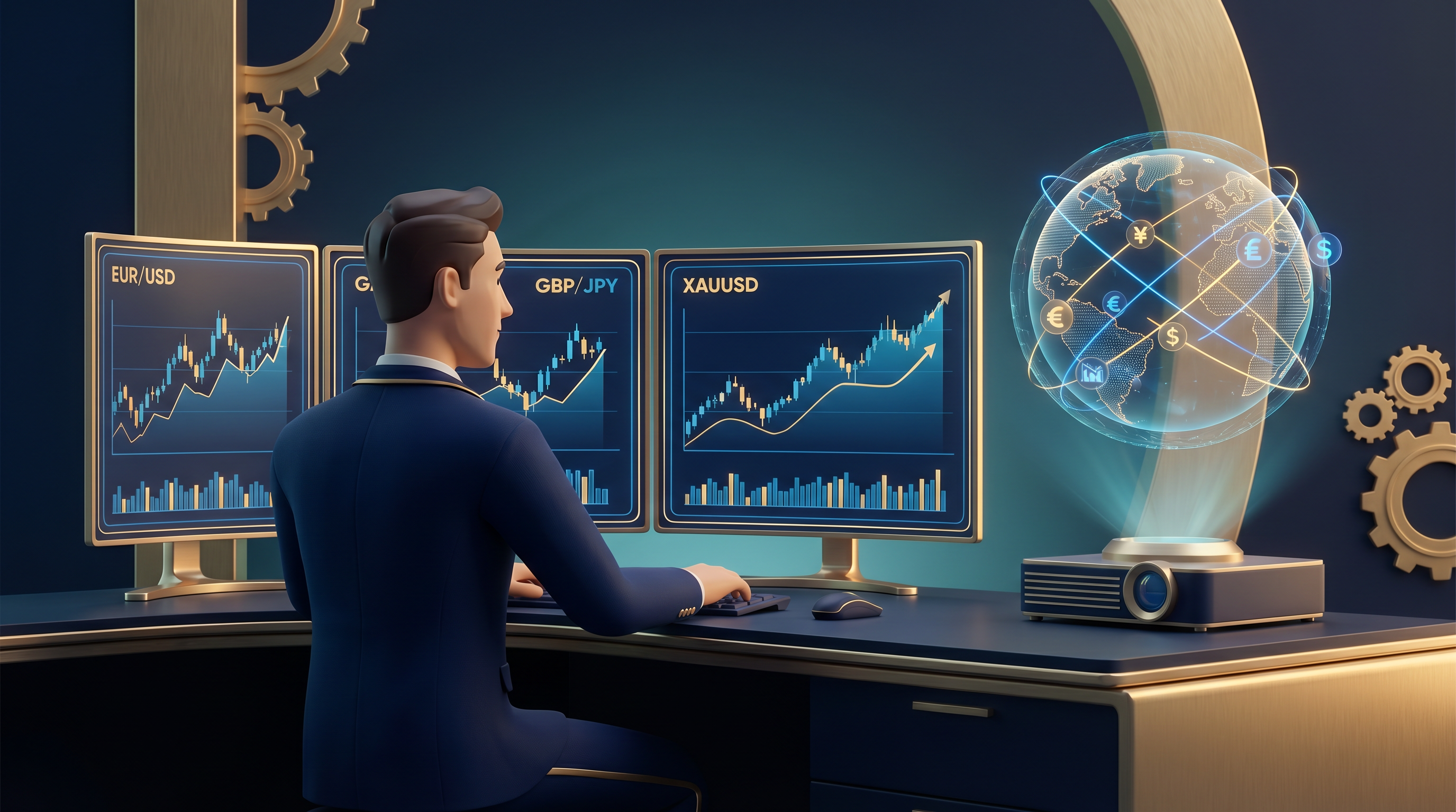 The5ers forex prop firm hero illustration