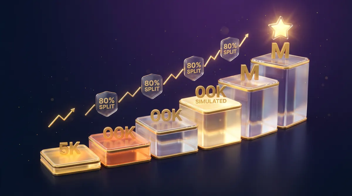 Schedule di payout e profit split di E8 Markets