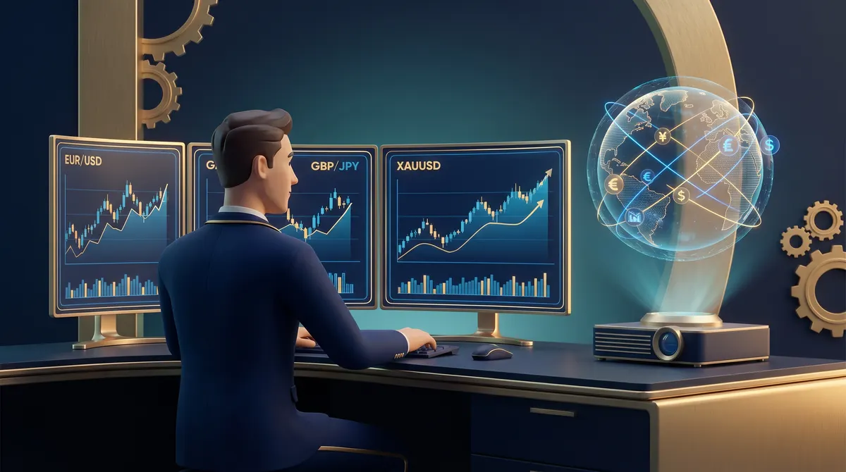 The5ers forex prop firm hero illustration